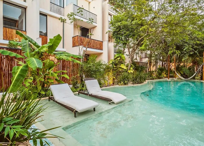 Luxury Penthouse 3br With Private Pool & Rooftop La Veleta Apartment Tulum